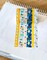 Spring Floral Yellow & Navy Blue Rain & Umbrellas Flowers Washi Tape Set (#W021)
